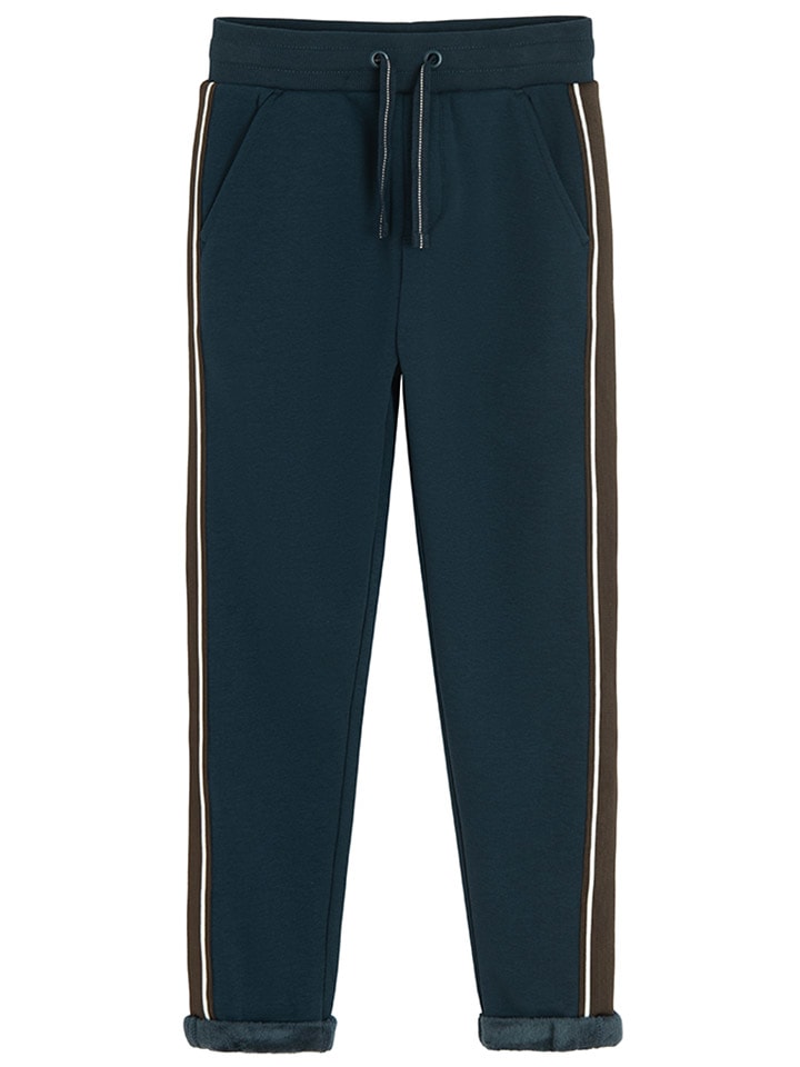 COOL CLUB Spodnie dresowe w kolorze granatowo-brązowym rozmiar: 152