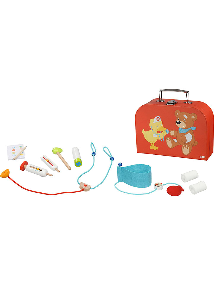 Goki Walizka lekarska w kolorze czerwonym - 3+ rozmiar: onesize