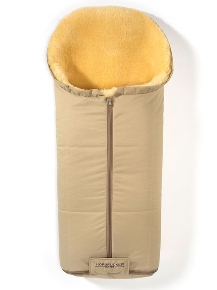 Hofbrucker Śpiworek "Iglu" w kolorze beżowym - 95 x 34 cm rozmiar: onesize