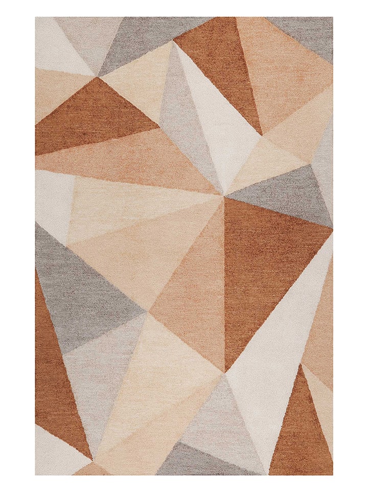 Wecon Home Dywan "Next Time" w kolorze jasnobrązowym rozmiar: 140x200 cm