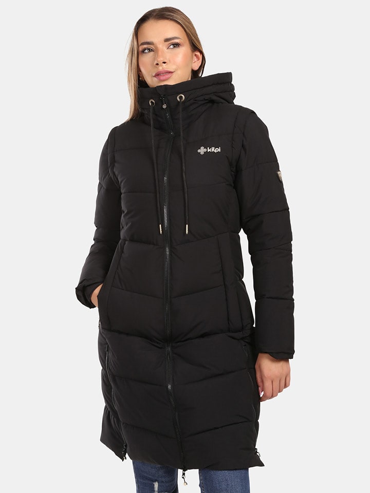 Kilpi Płaszcz pikowany "Sali" w kolorze czarnym rozmiar: 40