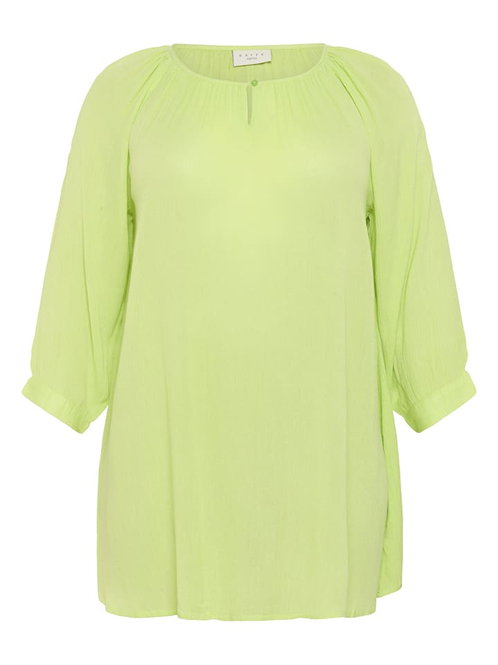 KAFFE curve Tunika w kolorze zielonym rozmiar: 42