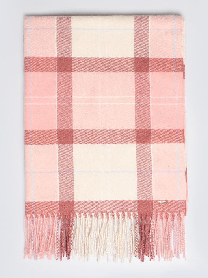 BIG STAR Szal w kolorze jasnoróżowo-kremowym - 68 x 68 cm rozmiar: onesize