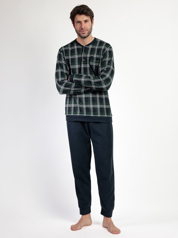 admas Piżama "Magnific" w kolorze granatowym rozmiar: L