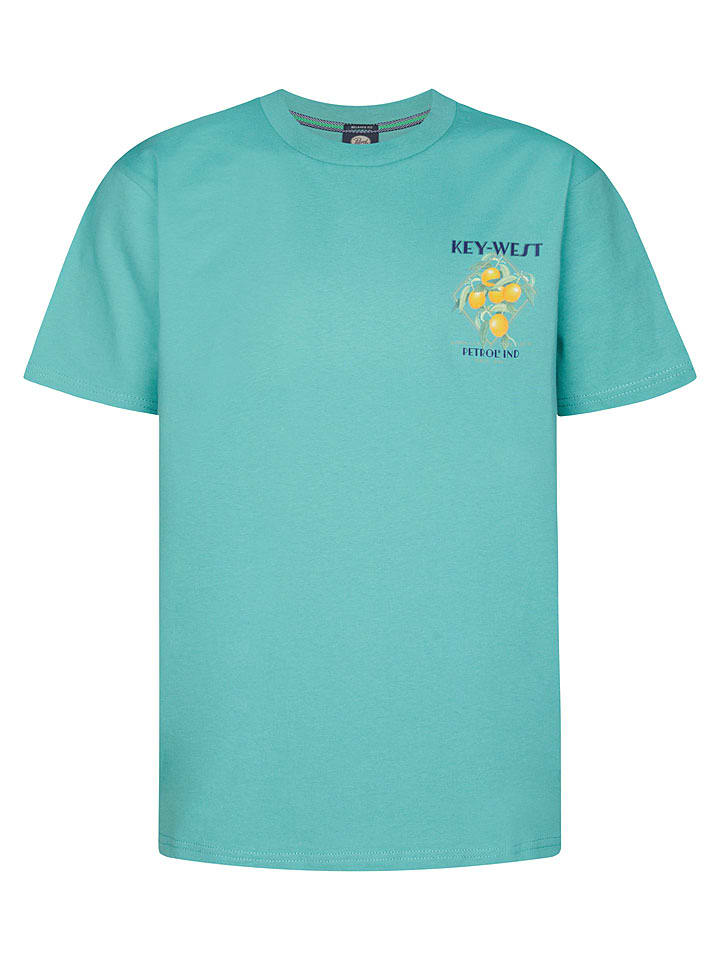 Petrol Industries Koszulka w kolorze turkusowym rozmiar: XL