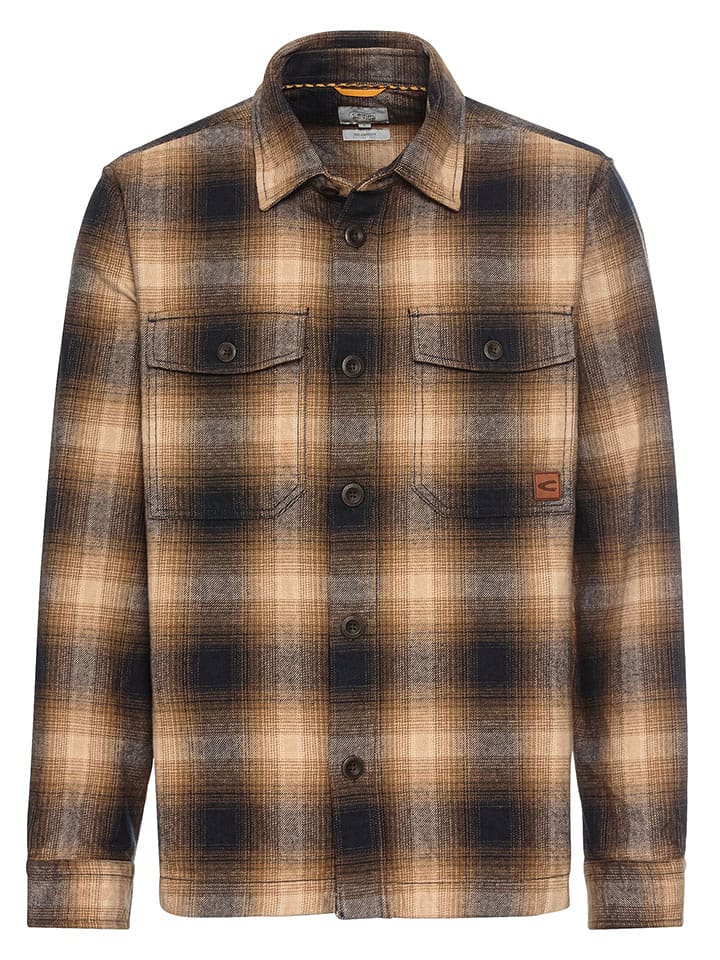 Camel Active Koszula w kolorze jasnobrązowym rozmiar: XXL