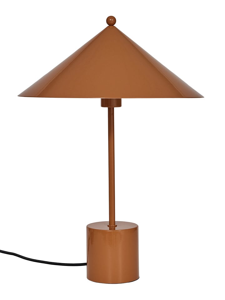 OYOY living design Lampa stołowa "Kasa" w kolorze jasnobrązowym - wys. 50 x Ø 35 cm rozmiar: onesize