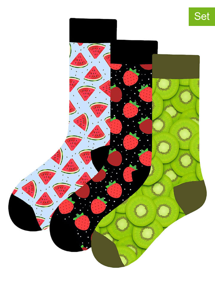 Lucky Socks Skarpety (3 pary) ze wzorem rozmiar: 37-44