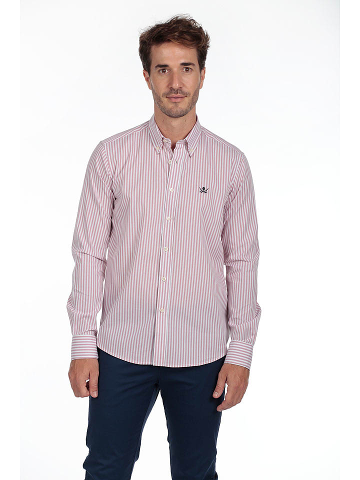 The Time of Bocha Koszula w kolorze jasnoróżowo-białym rozmiar: M