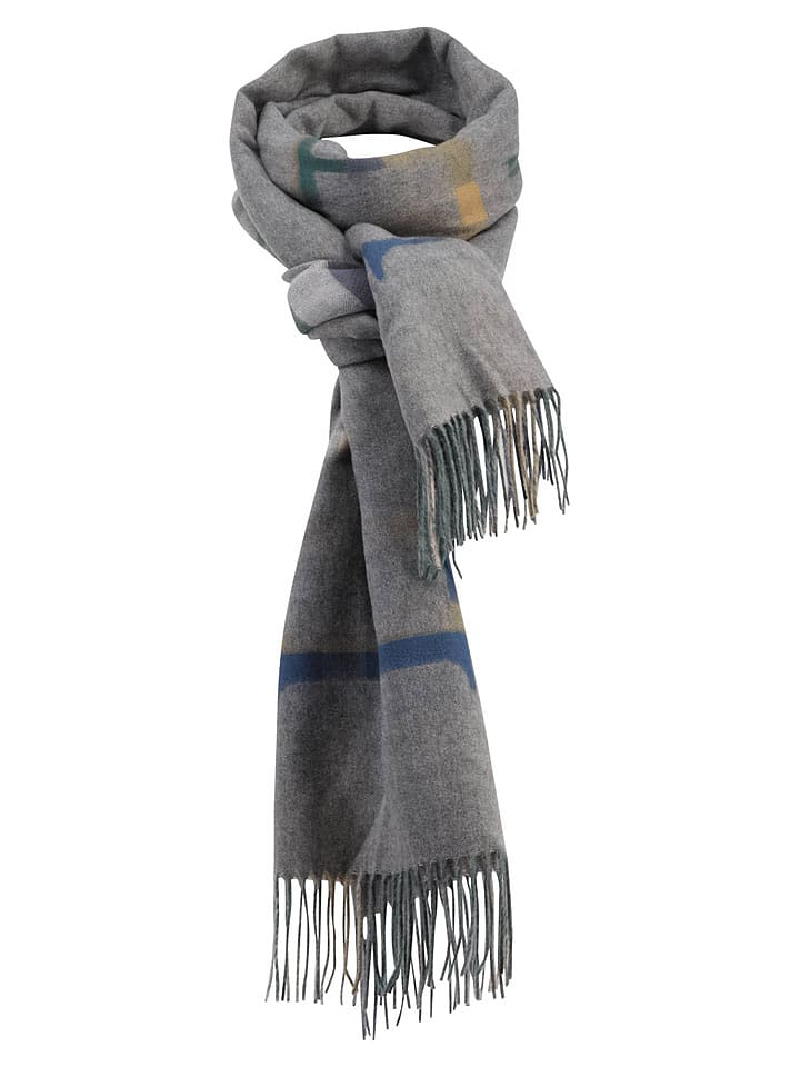 FYNCH-HATTON Szal w kolorze niebiesko-szarym rozmiar: onesize