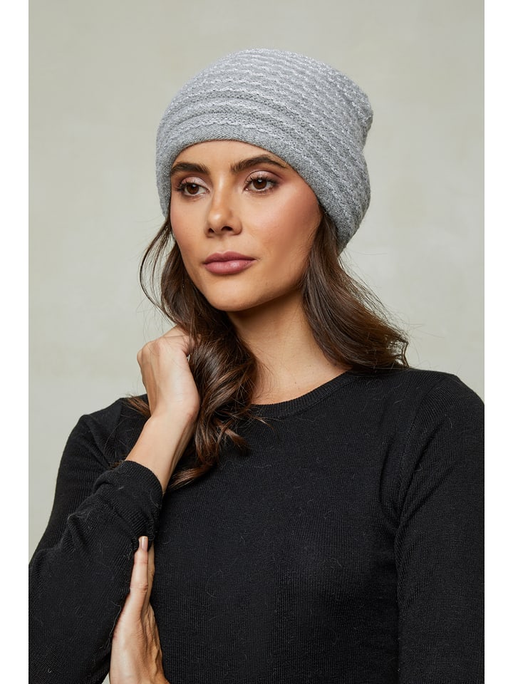 Soft Cashmere Czapka w kolorze szarym rozmiar: onesize