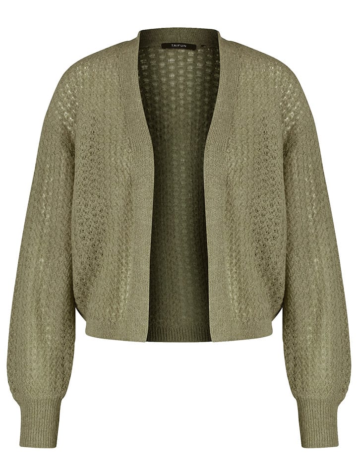 TAIFUN Kardigan w kolorze khaki rozmiar: 42