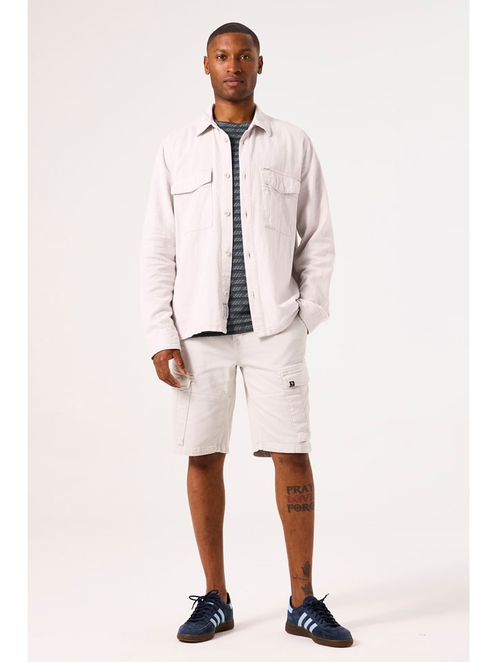 Garcia Bojówki w kolorze kremowym rozmiar: XL