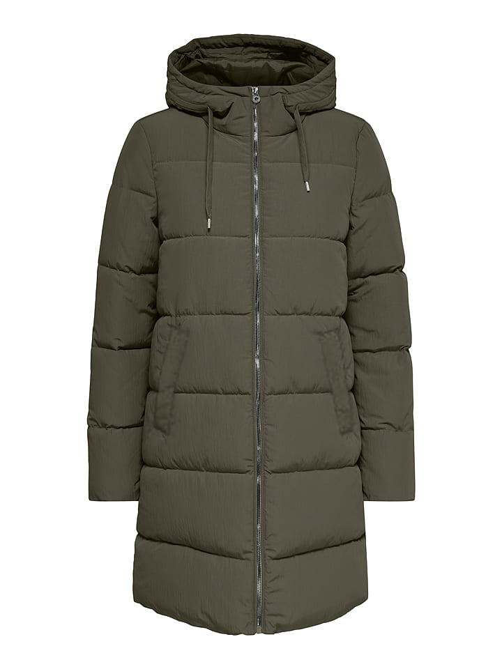 ONLY Płaszcz pikowany "Dolly" w kolorze khaki rozmiar: M