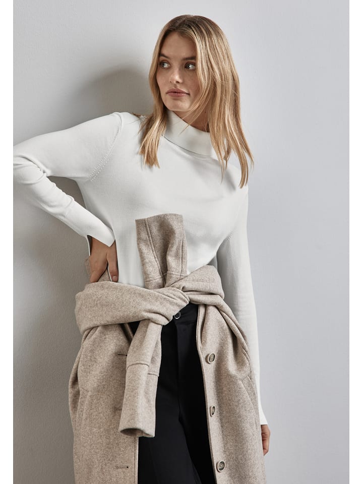 Street One Sweter w kolorze białym rozmiar: 44