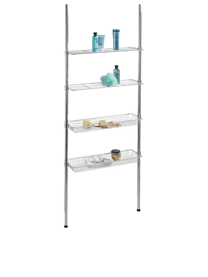 Wenko Regał teleskopowy "Ellera" w kolorze srebrnym rozmiar: onesize