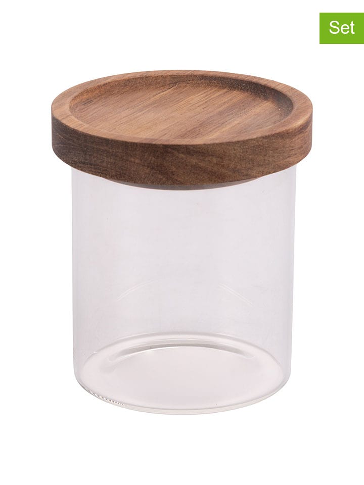 Villa d´Este 4-częściowy zestaw "Toni" w kolorze brązowo-kremowym - 390 ml rozmiar: onesize