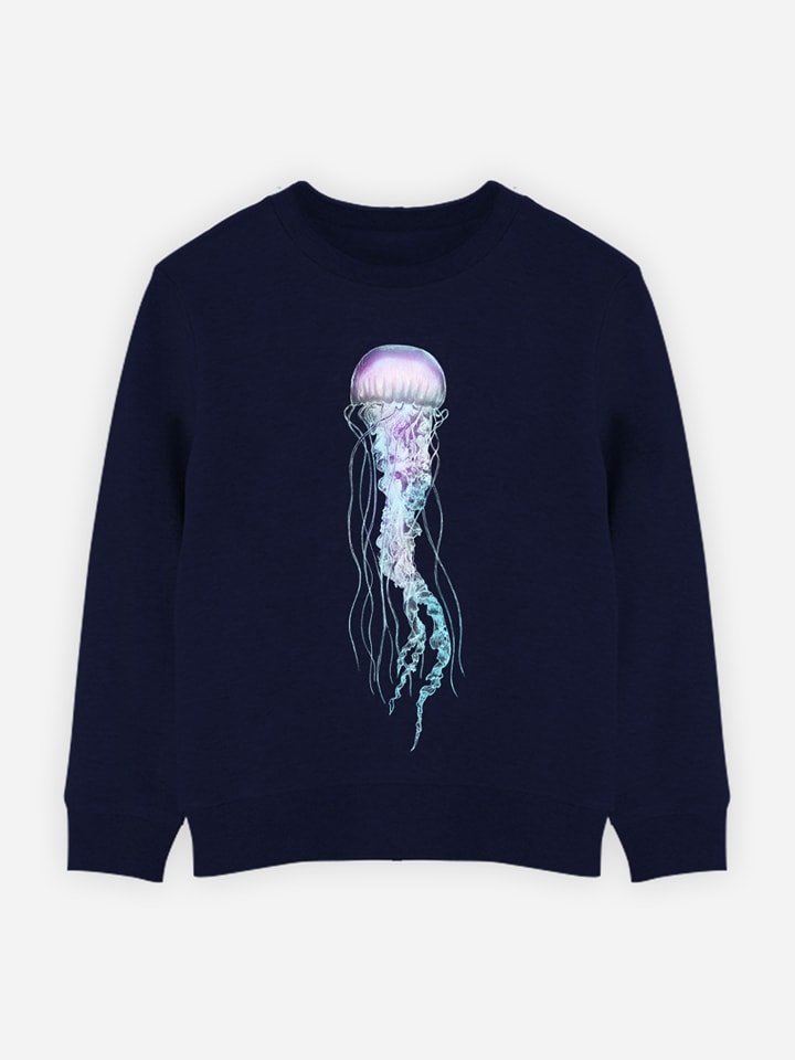 WOOOP Bluza "Space Jelly" w kolorze granatowym rozmiar: 140