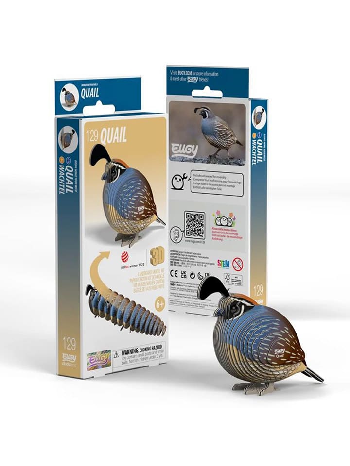 Eugy Zestaw 3D "Quail" do majsterkowania - 6+ rozmiar: onesize