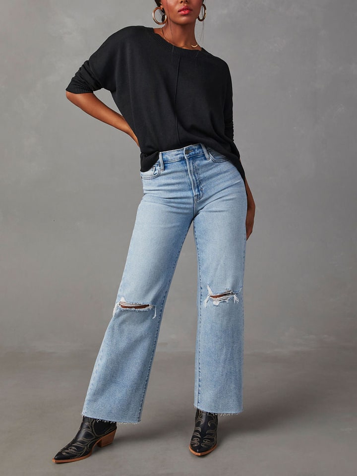 LA Angels Sweter w kolorze czarnym rozmiar: M