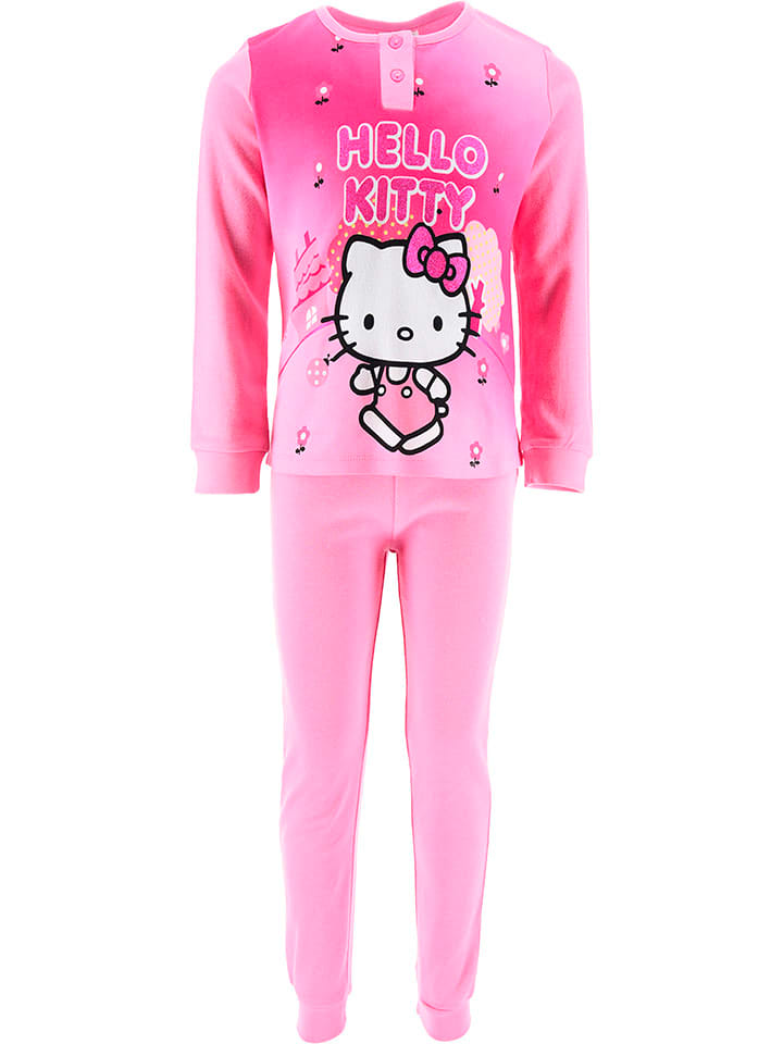 Hello Kitty Piżama "Hello Kitty" w kolorze różowym rozmiar: 98