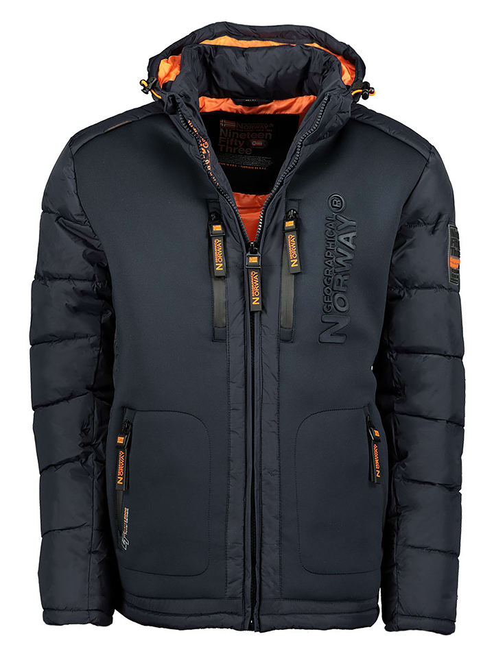 Geographical Norway Kurtka zimowa "Beachwood" w kolorze granatowym rozmiar: XL