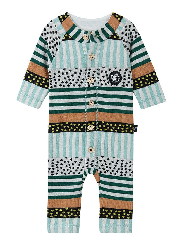 Reima Rampers "Moomin" w kolorze turkusowym rozmiar: 74/80