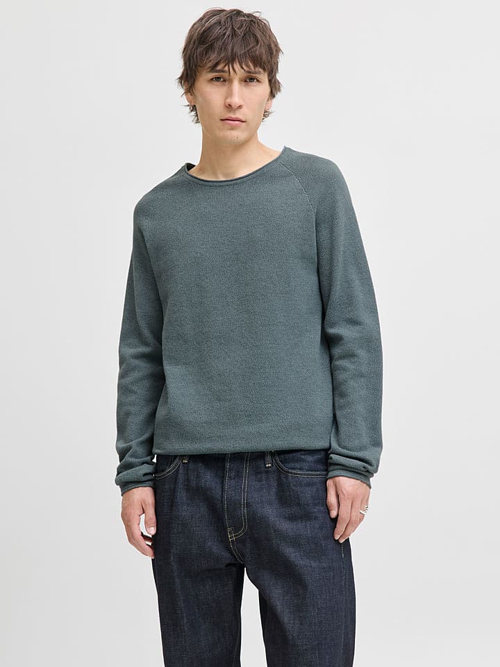 Jack & Jones Sweter w kolorze morskim rozmiar: L