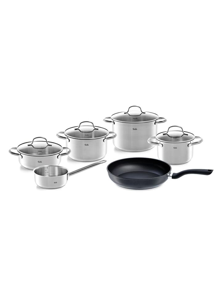 Fissler 6-częściowy zestaw w kolorze srebrno-czarnym rozmiar: onesize