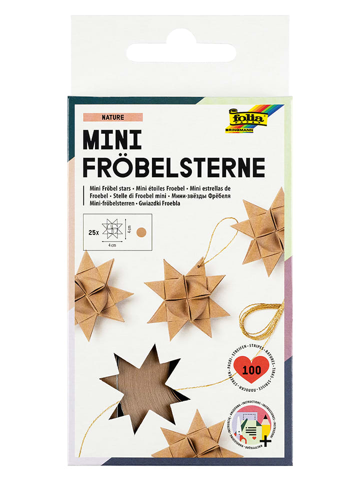 folia PAPER Paski papierowe "Nature" w kolorze jasnobrązowym rozmiar: onesize