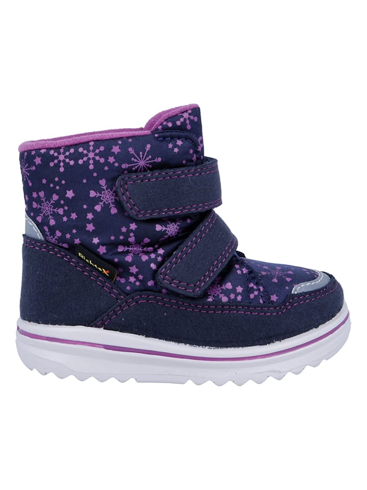 Richter Shoes Kozaki zimowe "Snow" w kolorze granatowo-fioletowym rozmiar: 26