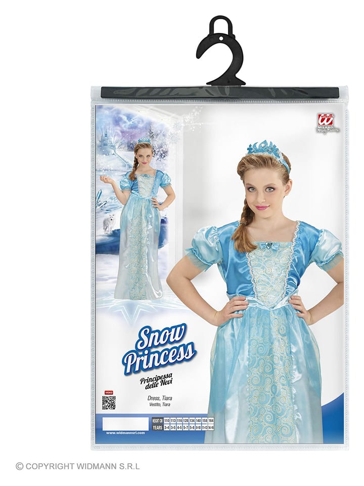 Carnival Party 2-częściowy kostium w kolorze błękitnym rozmiar: 128