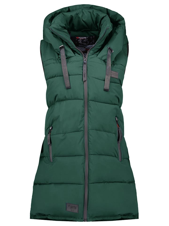 Geographical Norway Kamizelka pikowana "Dolbar" w kolorze morskim rozmiar: S