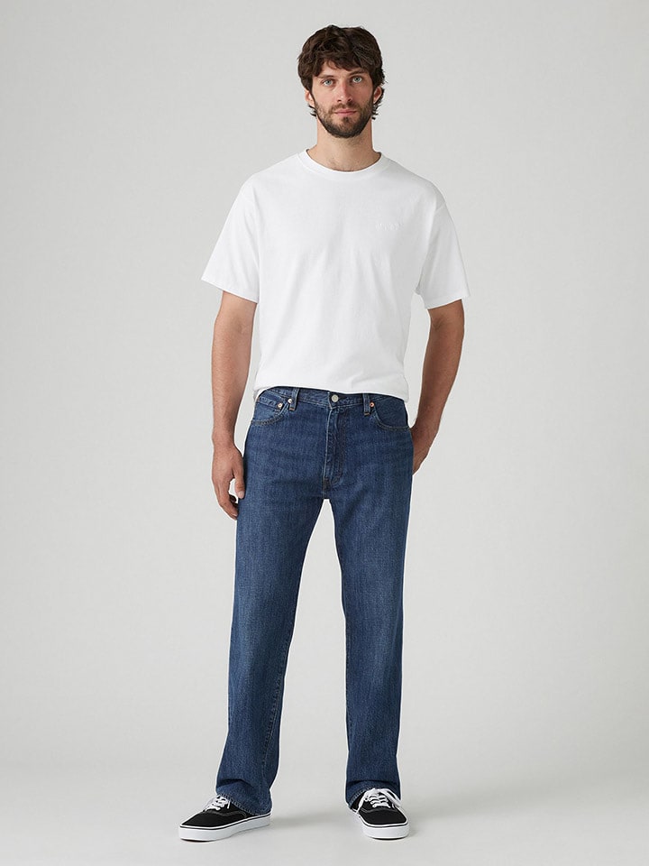 Levi's Dżinsy "555" - Relaxed fit - w kolorze granatowym rozmiar: W32/L34