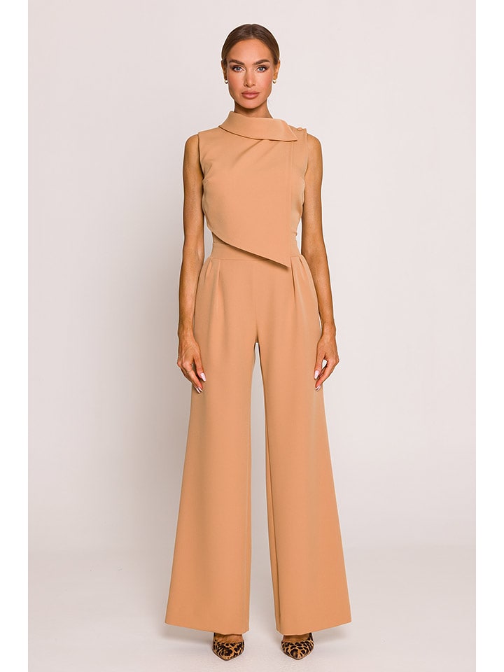 made of emotion Kombinezon w kolorze beżowym rozmiar: S