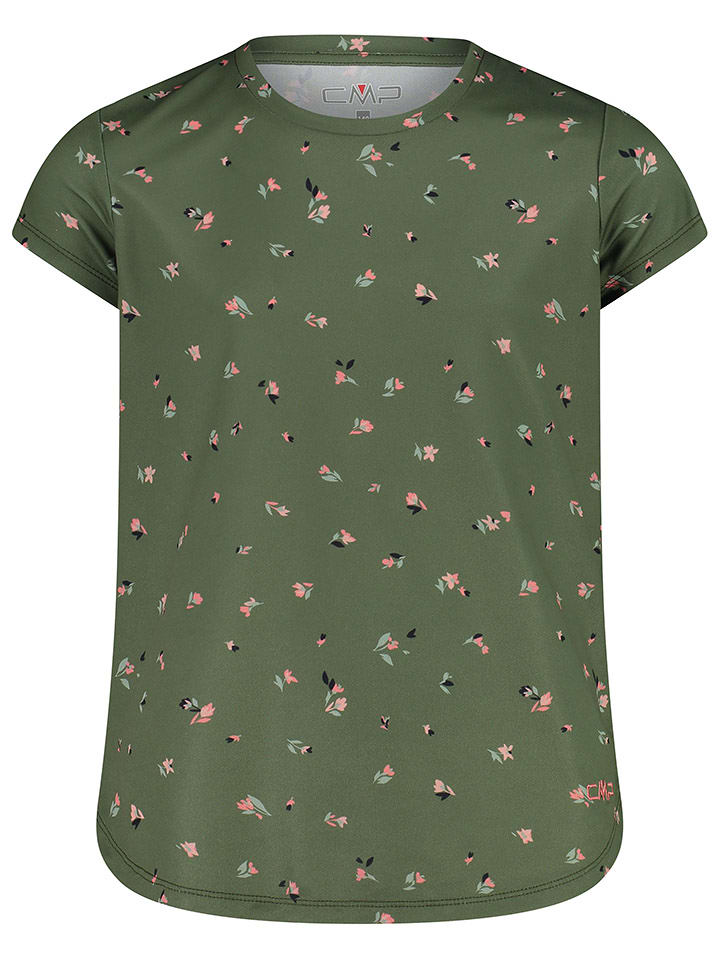 CMP Koszulka funkcyjna w kolorze zielonym rozmiar: 98