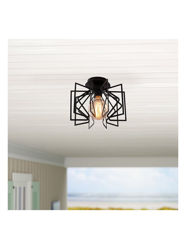 Opviq Lampa sufitowa "Nemrut" w kolorze czarnym - Ø 25 cm rozmiar: onesize