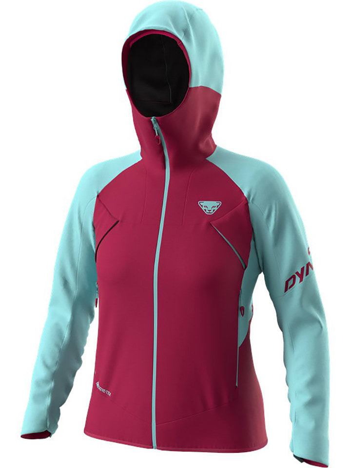DYNAFIT Kurtka funkcyjna "TRANSALPER GTX" w kolorze fioletowo-turkusowym rozmiar: S