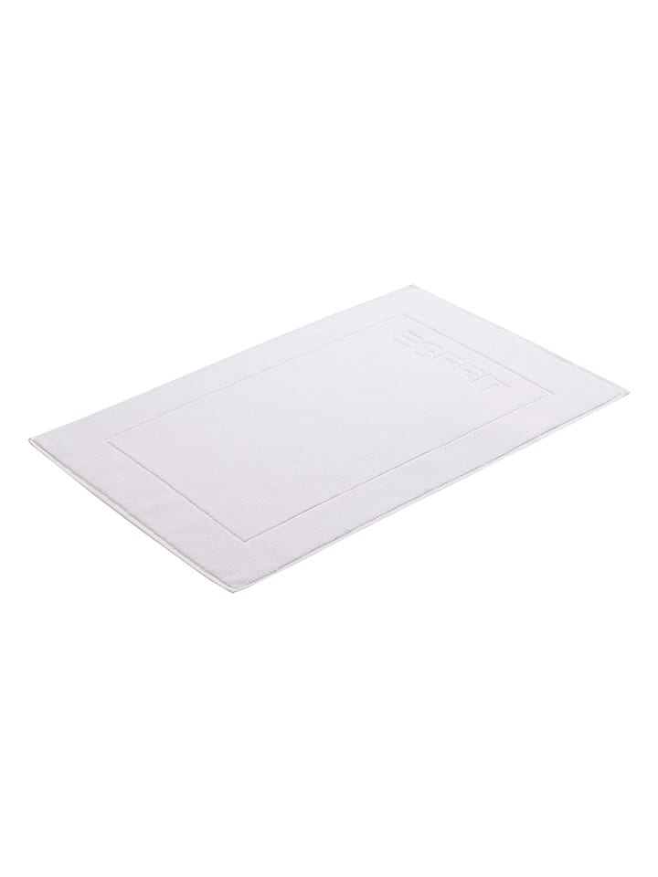 ESPRIT Dywanik łazienkowy "Solid" w kolorze białym rozmiar: 60x90 cm