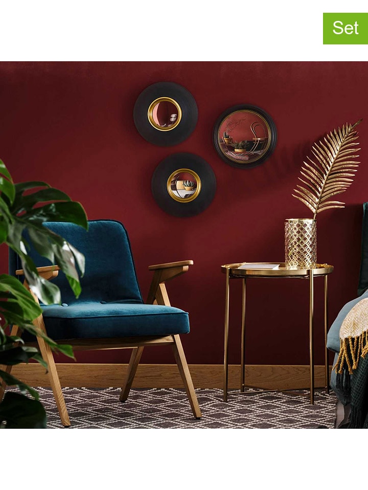 The Concept Factory Lustra (3 szt.) w kolorze czarnym - Ø 25,5 cm rozmiar: onesize