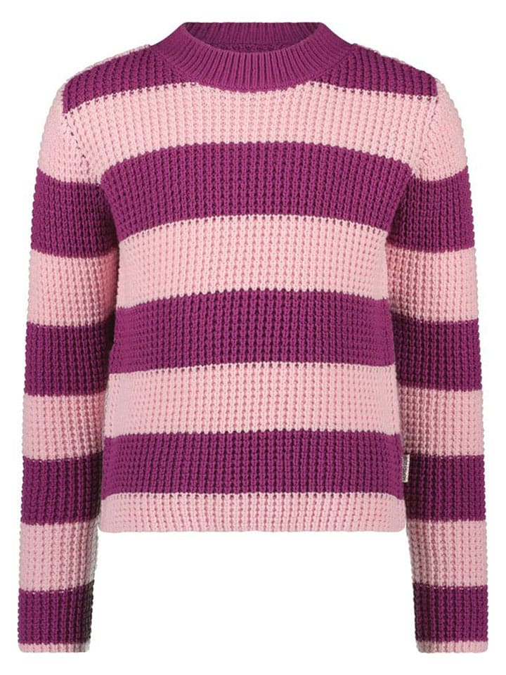 B.Nosy Sweter "Kendall" w kolorze fioletowo-jasnoróżowym rozmiar: 98/104