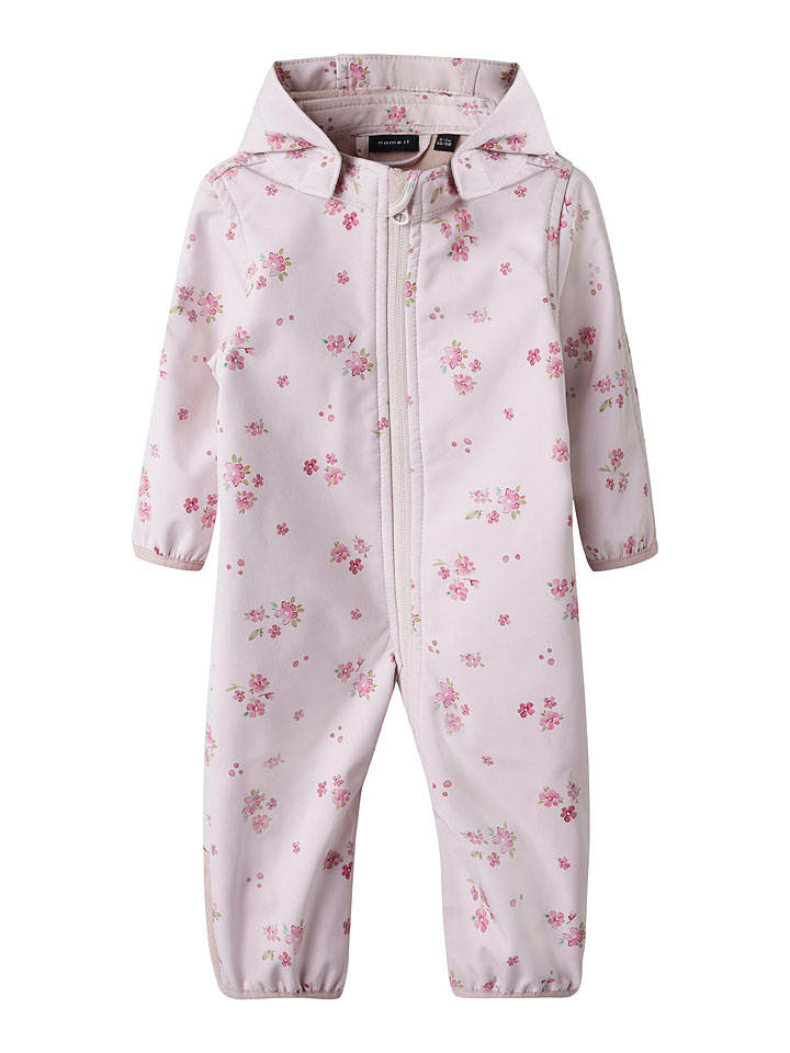 name it Kombinezon softshellowy w kolorze jasnoróżowym rozmiar: 50/56