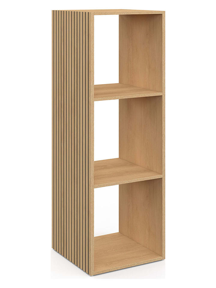 IDOMYA Essentials Regał stojący "Faustine" w kolorze jasnobrązowym - 88 x 30 x 30 cm rozmiar: onesize