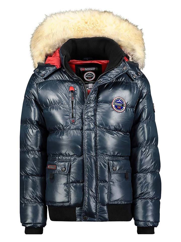 Geographical Norway Kurtka zimowa "Bugs" w kolorze granatowym rozmiar: XL