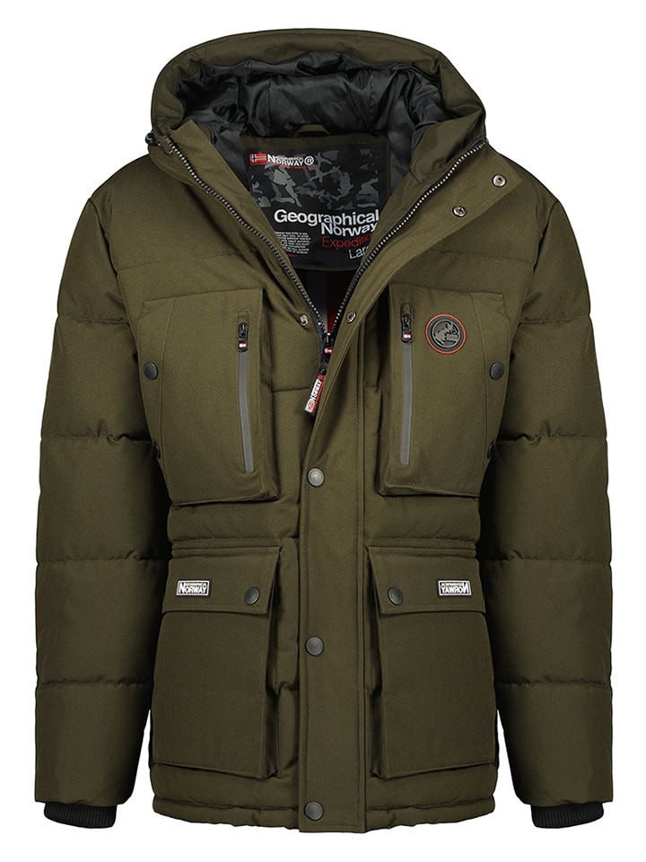 Geographical Norway Parka w kolorze khaki rozmiar: L