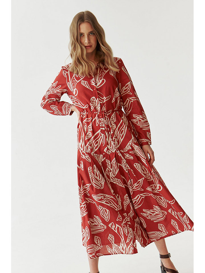 TATUUM Sukienka w kolorze czerwono-białym rozmiar: 38