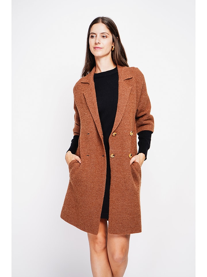 William de Faye Płaszcz przejściowy w kolorze jasnobrązowym rozmiar: 42