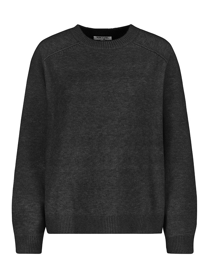 Sublevel Sweter w kolorze czarnym rozmiar: L