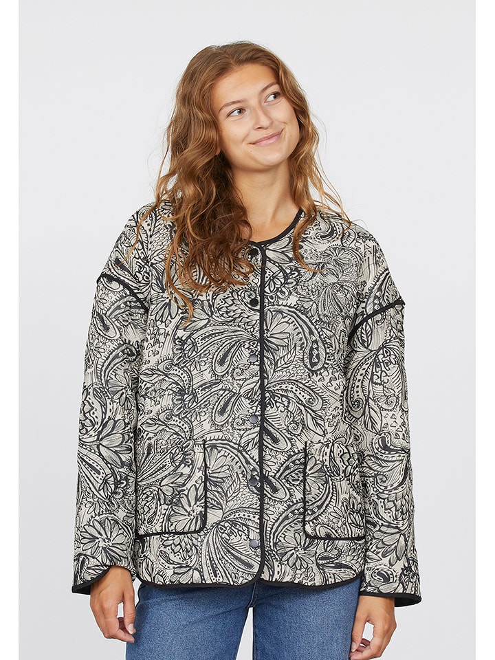 SisterS point Kurtka przejściowa w kolorze czarno-kremowym rozmiar: M