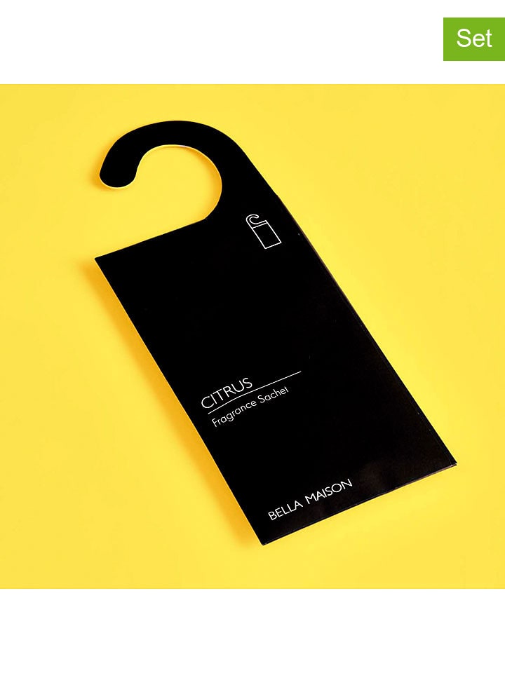 BELLA MAISON Saszetki zapachowe (2 szt.) "Citrus" w kolorze czarnym - 2x 25 g rozmiar: onesize